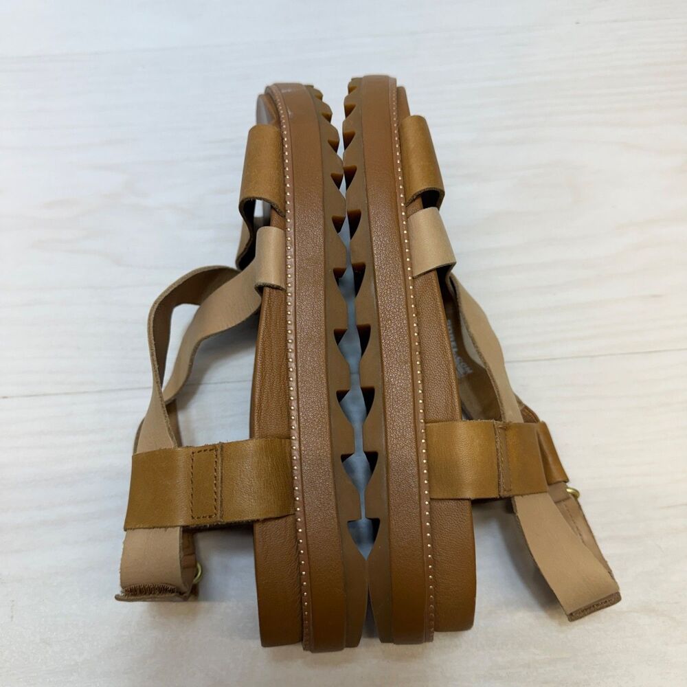 Sorel Roaming Criss Cross Sandal Women 7.5 US Brown NL3909-224 - Picture 2 of 9